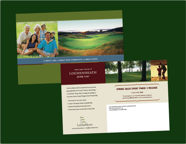 Lochen Heath Direct Mail Campaign + Email Marketing Design